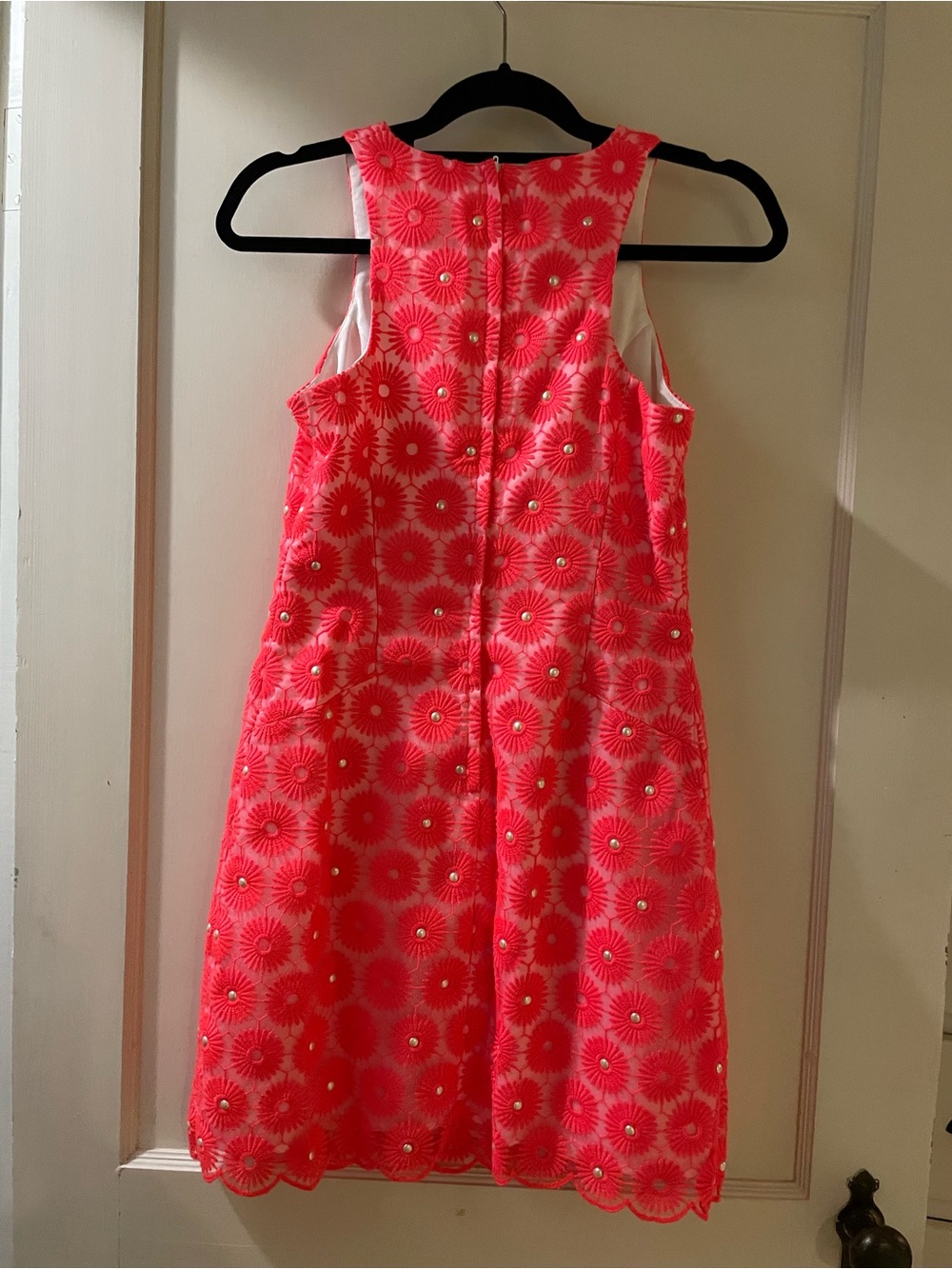 Lilly Pulitzer Neon Pink Shift Dress - Size 2 - Picture 3 of 5